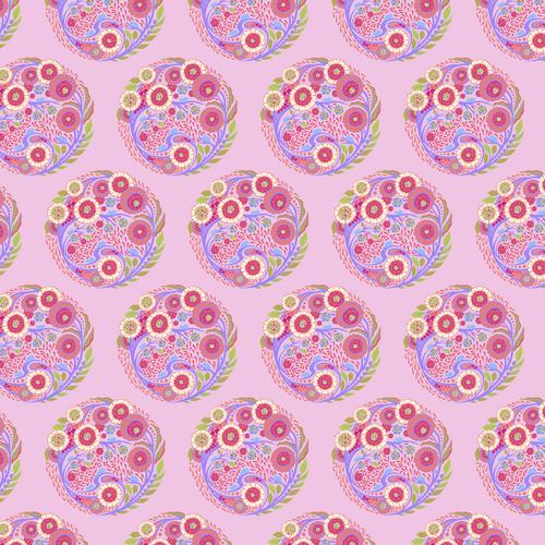 Parisville Deja Vu by Tula Pink - Topiary Strawberry - sold by the half yard