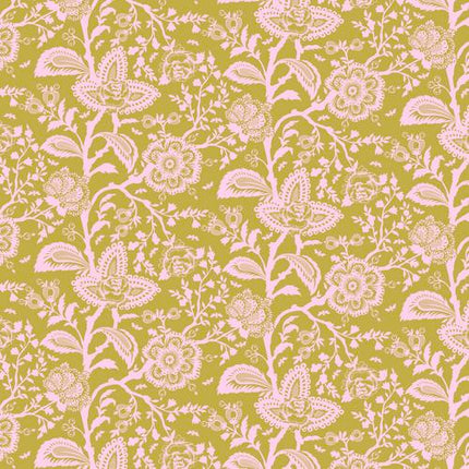 Parisville Deja Vu by Tula Pink - French Lace Hazelnut - sold by the half yard