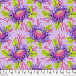 Floral Reef by Tula Pink - Friends & Anemones - Ultraviolet - sold by the half yard