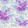 Floral Reef by Tula Pink - Shadow Sharks - Ultraviolet - sold by the half yard