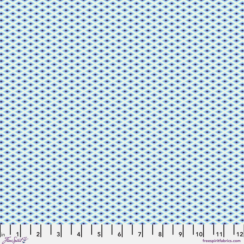 Floral Reef by Tula Pink - Lighthouse Windows - Marine - sold by the half yard