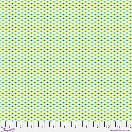 Floral Reef by Tula Pink - Lighthouse Windows - Seagrass - sold by the half yard