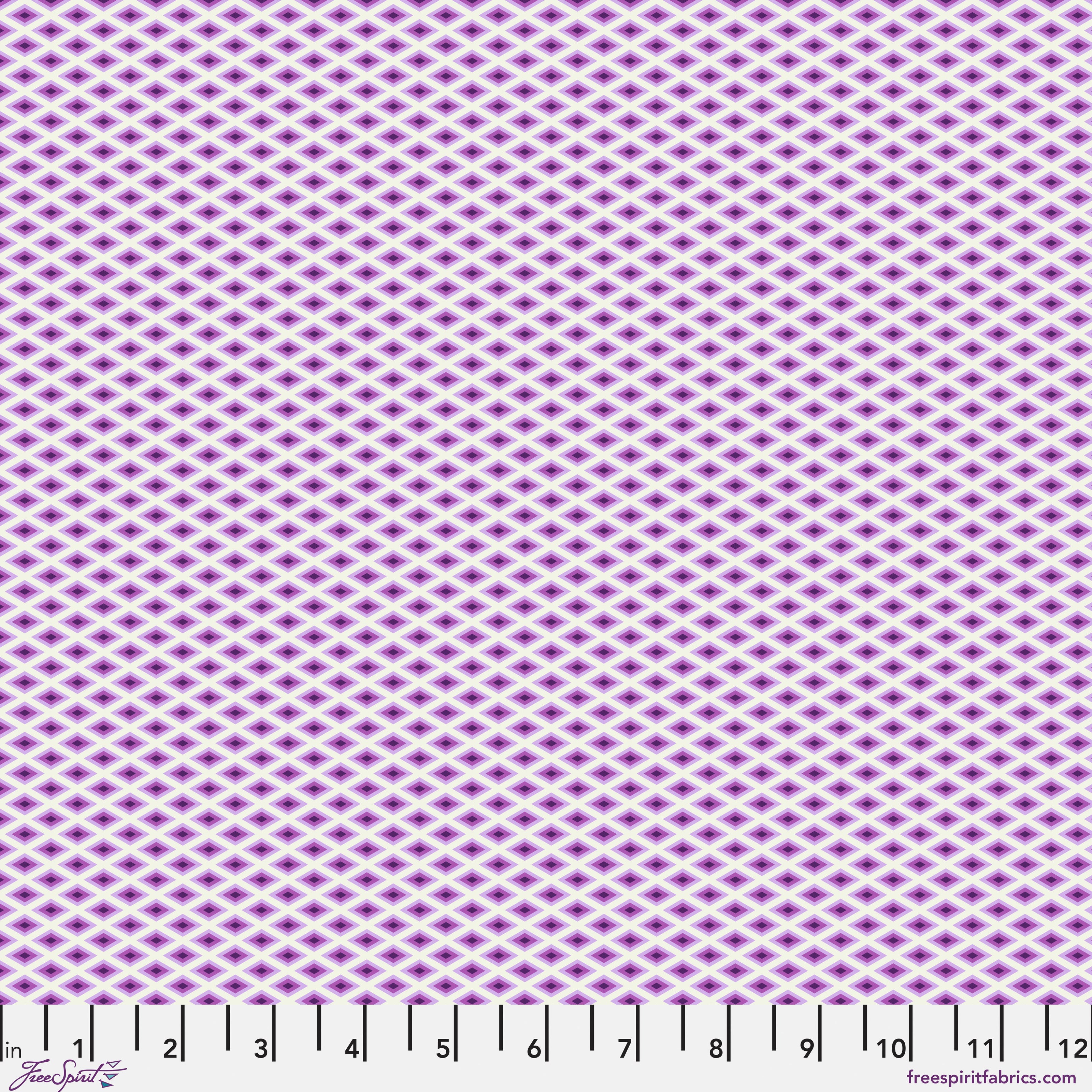 Floral Reef by Tula Pink - Lighthouse Windows - Ultraviolet - sold by the half yard