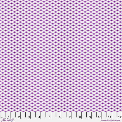 Floral Reef by Tula Pink - Lighthouse Windows - Ultraviolet - sold by the half yard
