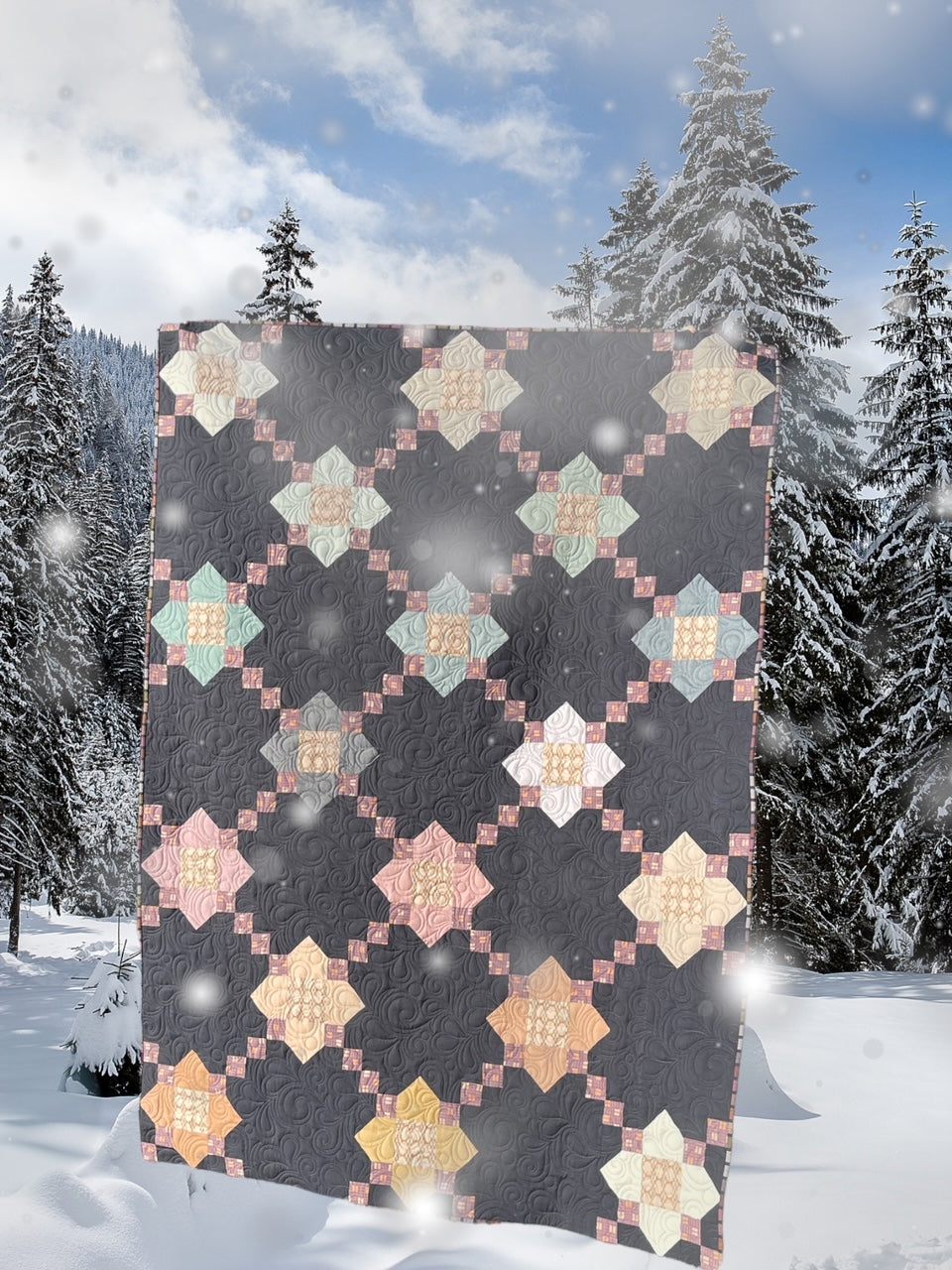 Posy Chain quilt - 60