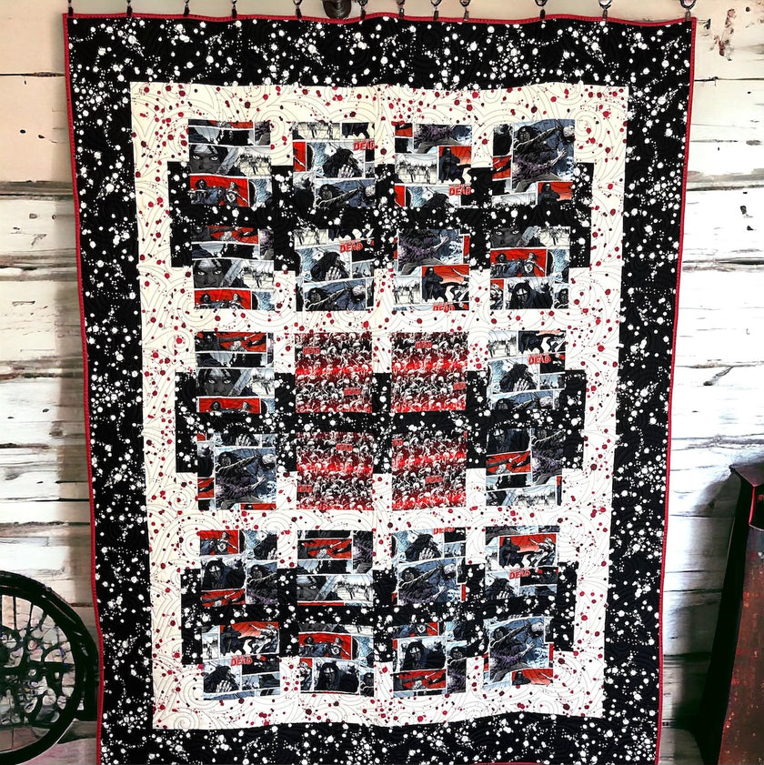 Walking Dead inspired Zombie quilt - 55