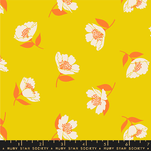 Juicy by Melody Miller - Fluttering Golden Hour - sold by the half yard