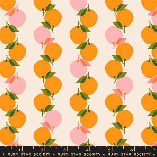 Juicy by Melody Miller - Hearts Sorbet - sold by the half yard