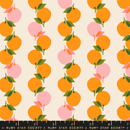 Juicy by Melody Miller - Hearts Sorbet - sold by the half yard