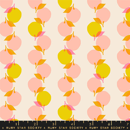 Juicy by Melody Miller - Hearts Sorbet - sold by the half yard