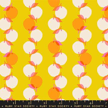 Juicy by Melody Miller - Hearts Sorbet - sold by the half yard