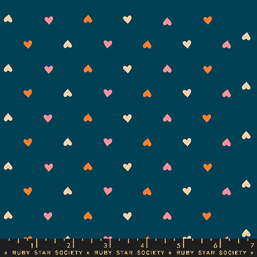 Juicy by Melody Miller - Hearts Galaxy - sold by the half yard