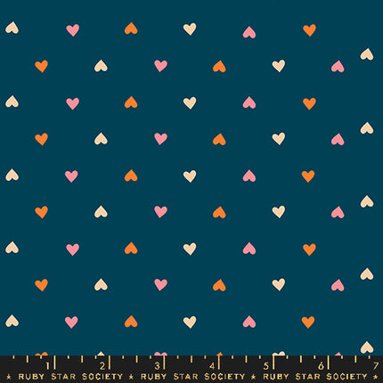 Juicy by Melody Miller - Hearts Galaxy - sold by the half yard