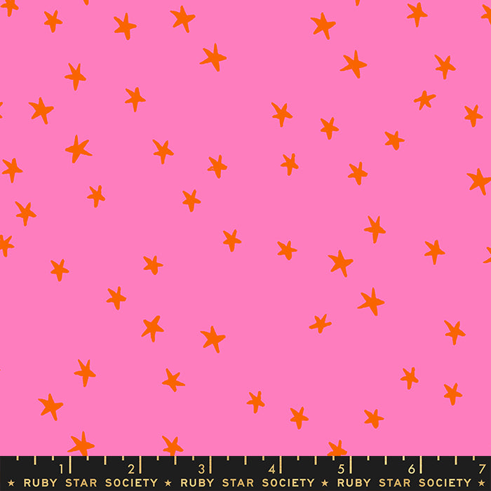 Starry by Alexia Abegg - Vivid Pink - sold by the half yard