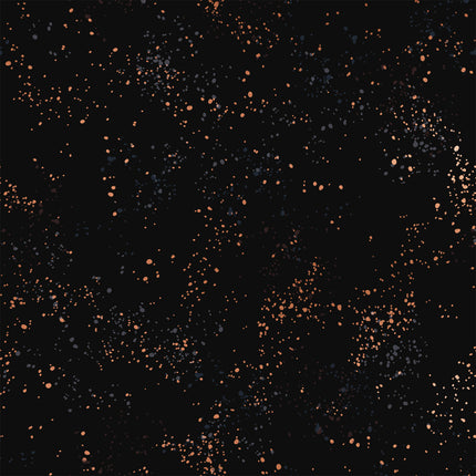 Speckled Metallic by Rashida Coleman-Hale - Black - sold by the half yard