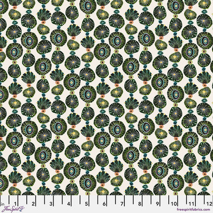 In the Pink by Esté MacLeod - Silhouette Green - sold by the half yard