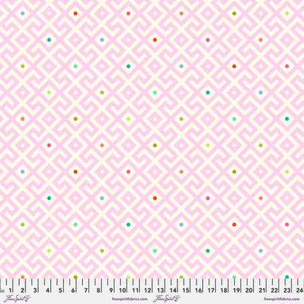 WIDEBACK Mama Geo 108in sateen by Tula Pink - Dawn - sold by the half yard