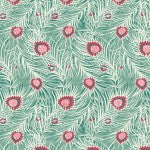 WIDEBACK Liberty 107in premium backing - Peacock Dance A - sold by the half yard