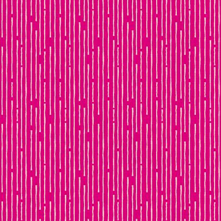 WIDEBACK Line Up Widebacks 116/118in by Paint Brush Studios - White on Pink - sold by the half yard