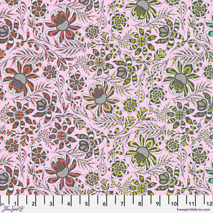ROAR! by Tula Pink - Wild Vine Blush - sold by the half yard