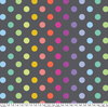 Freespirit Fabric - MINKY Disco Poms - Shadow - sold by the yard
