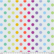 Freespirit Fabric - MINKY Disco Poms - Whisper - sold by the yard