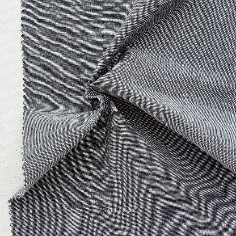 Everyday Chambray in Obsidian - sold by the half yard