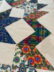 Handmade Patchwork Quilt Carpenter Star | Quilt 72