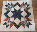 Handmade Patchwork Quilt Carpenter Star | Quilt 72